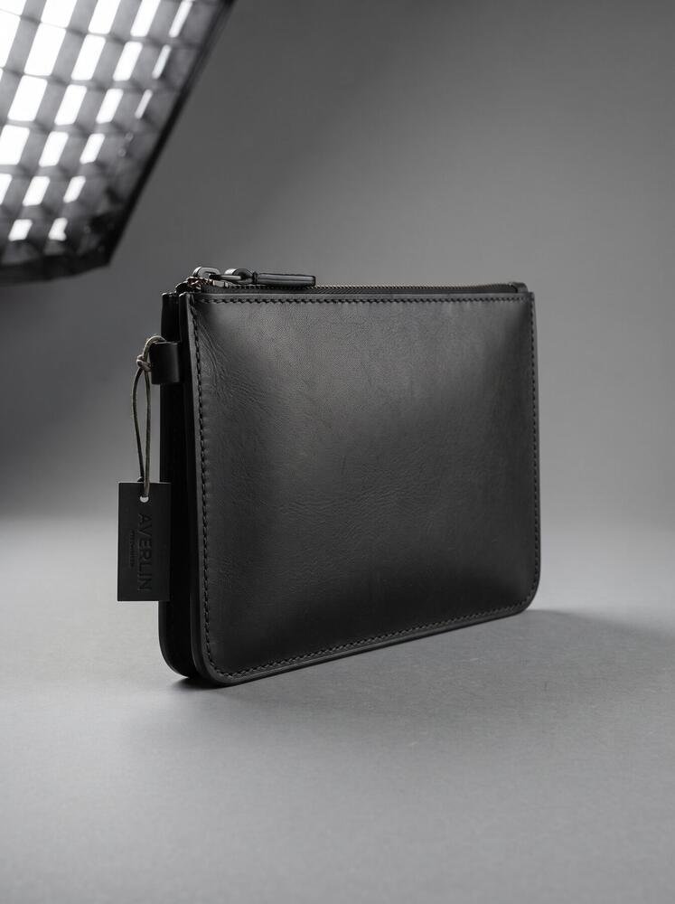 The Zip Pouch in Black